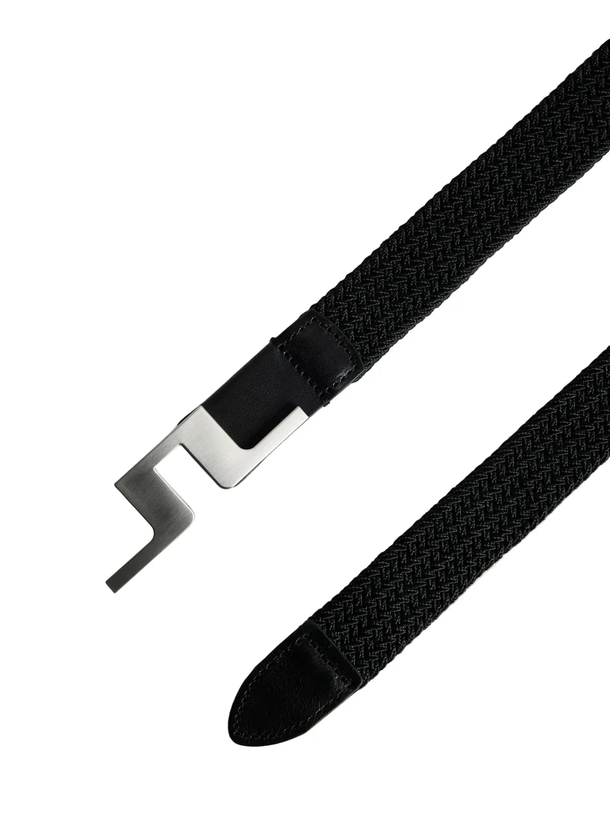 J.Lindeberg Lykke Braided Belt Damski Pasek Czarny - Epic Golf