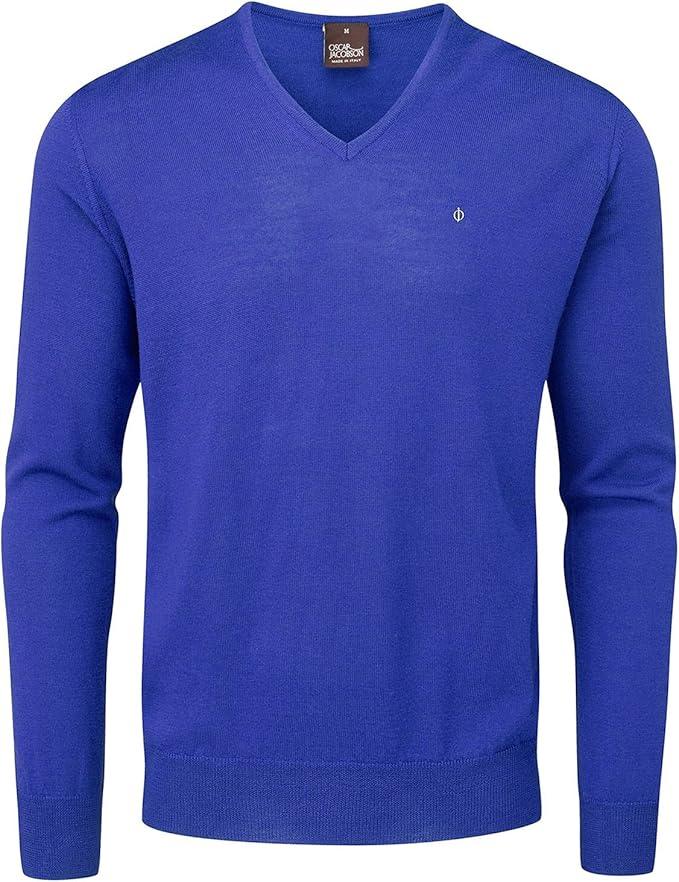 Oscar Jacobson Merino Weston Pin Royal Blue - Epic Golf