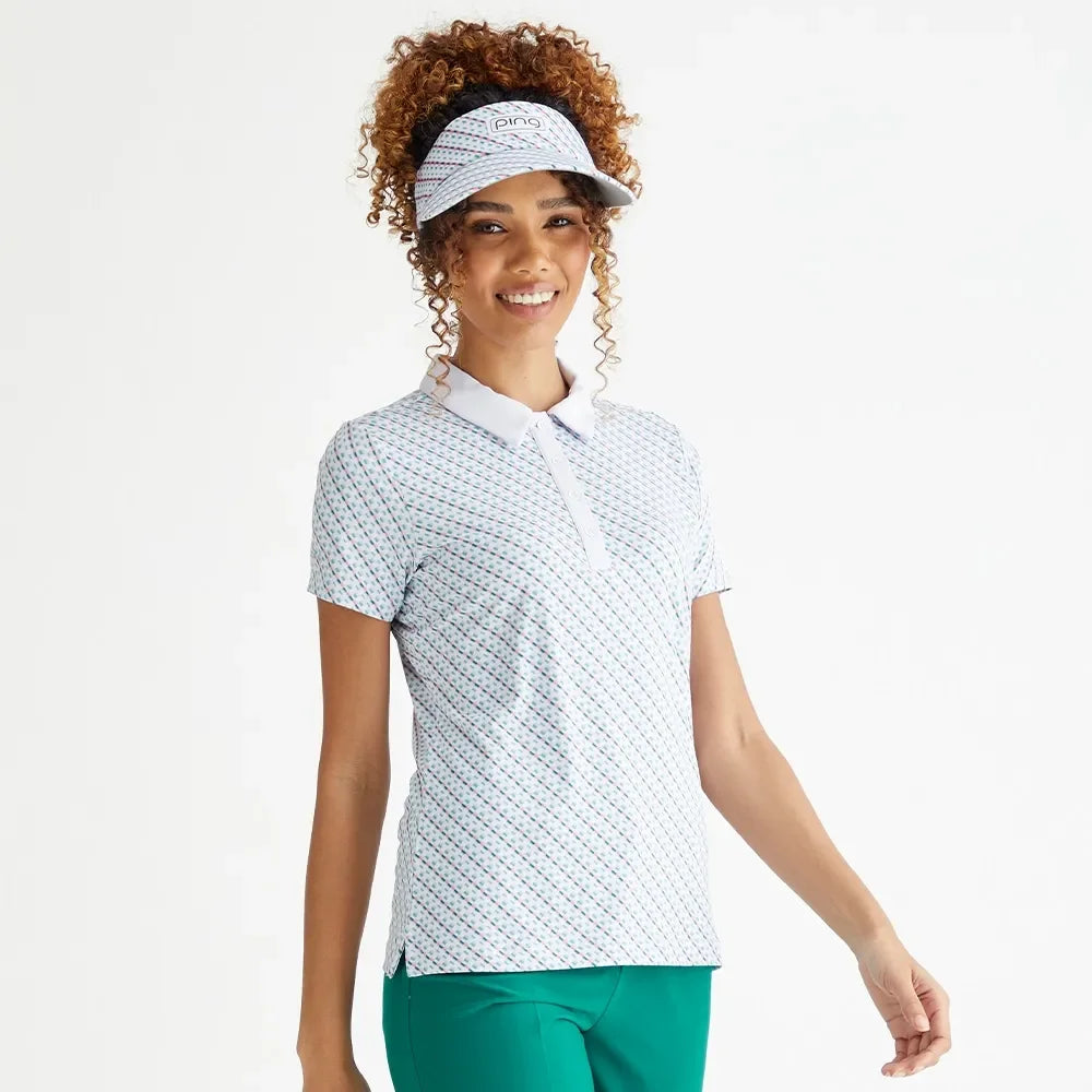 Ping Damskie Polo Bethany Neoteric White - Epic Golf