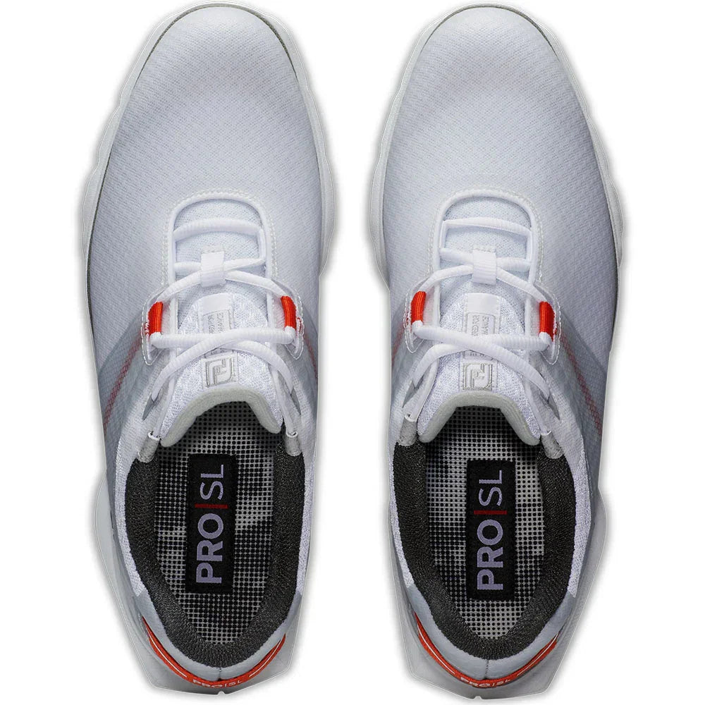 Footjoy Pro SL Sport White/Grey/Orange - Epic Golf