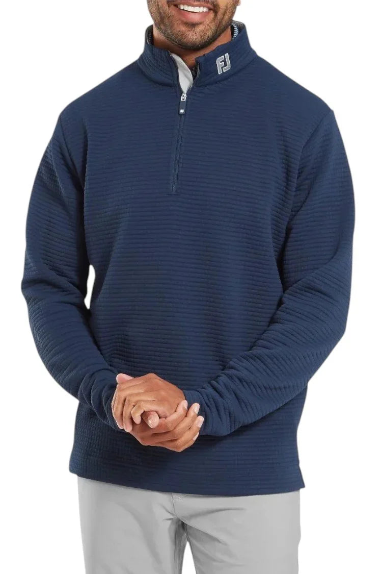 Footjoy Męski Midlayer Quilt Texture Chill-Out Navy - Epic Golf