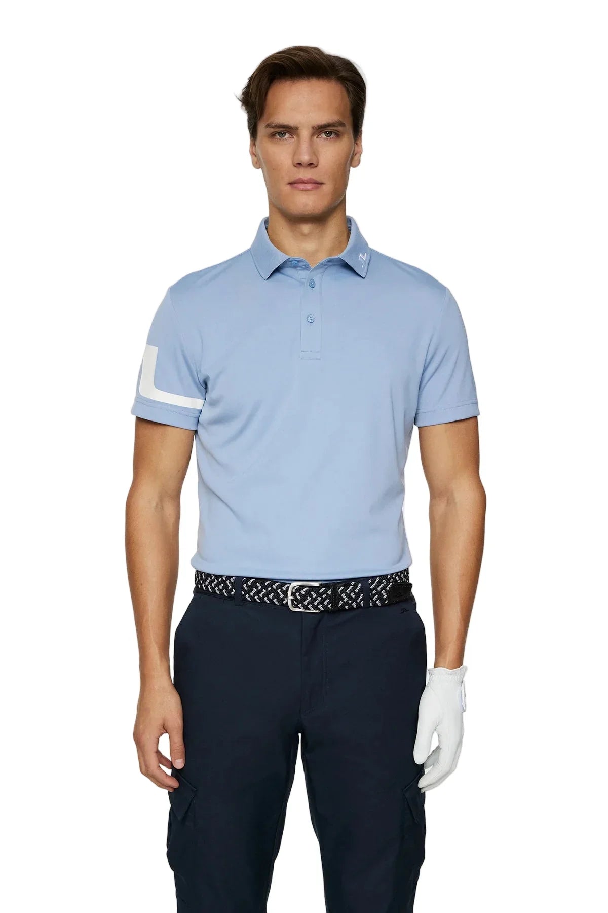 J. Lindeberg Męskie Polo Heath Rain Washed - Epic Golf