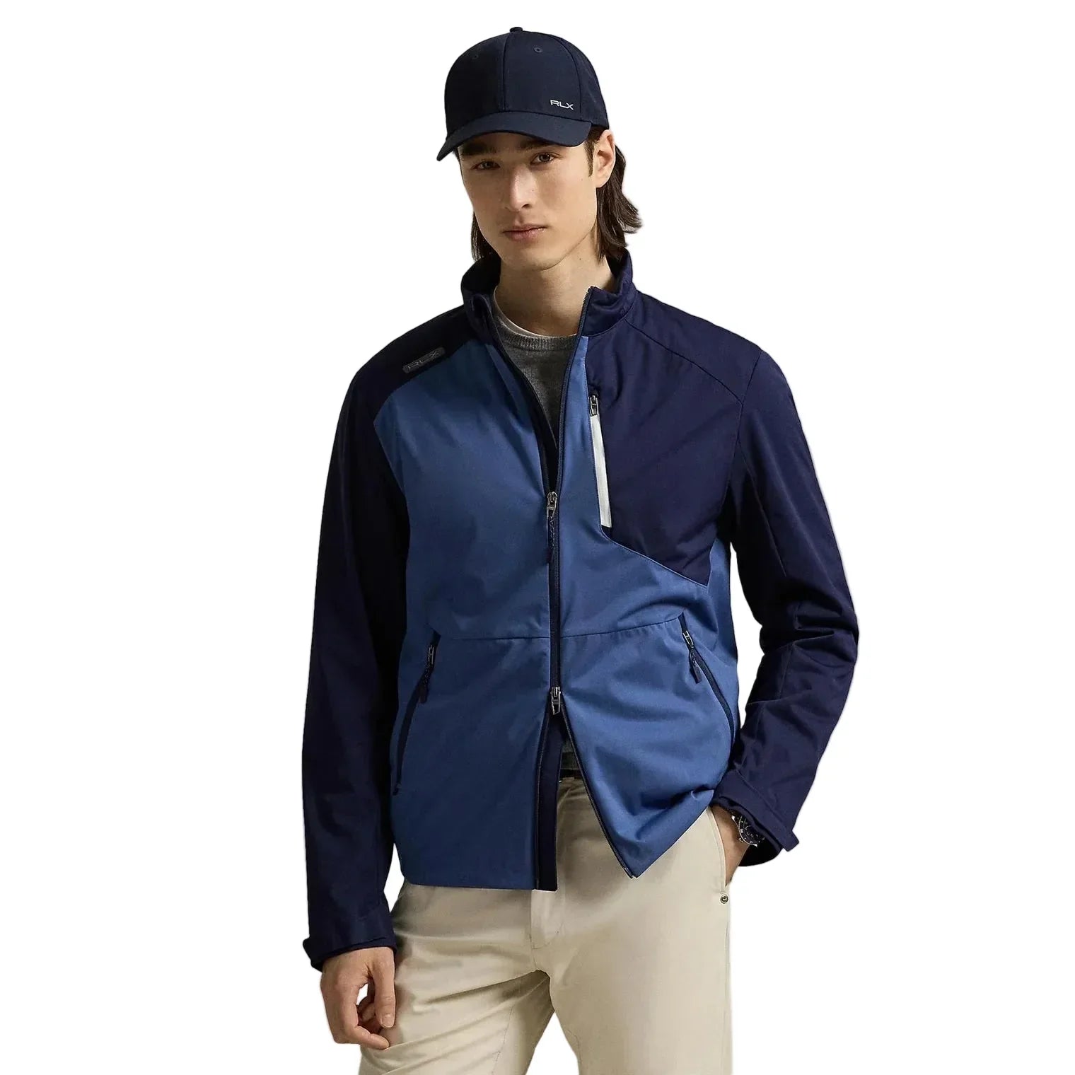 Ralph Lauren RLX Zip Packable Jacket Navy - Epic Golf