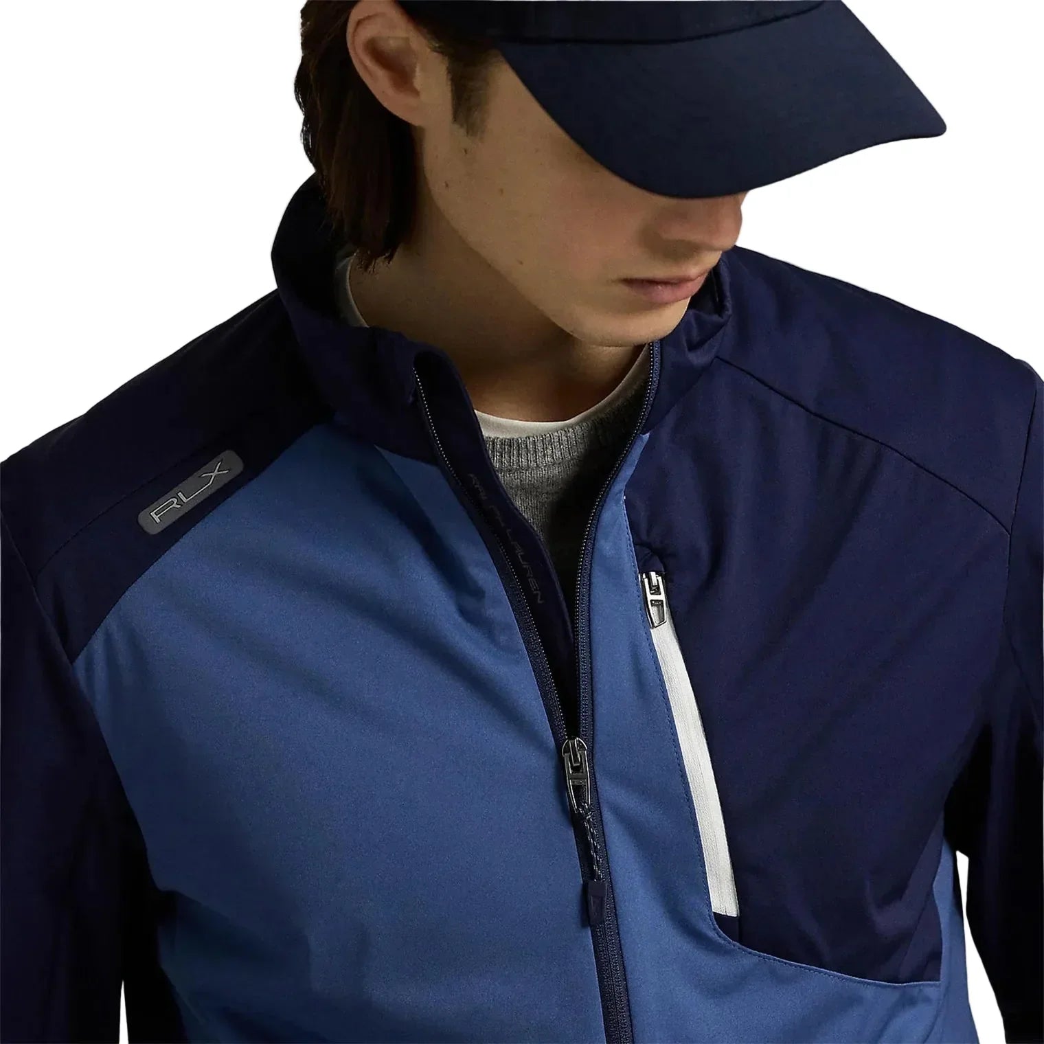 Ralph Lauren RLX Zip Packable Jacket Navy - Epic Golf