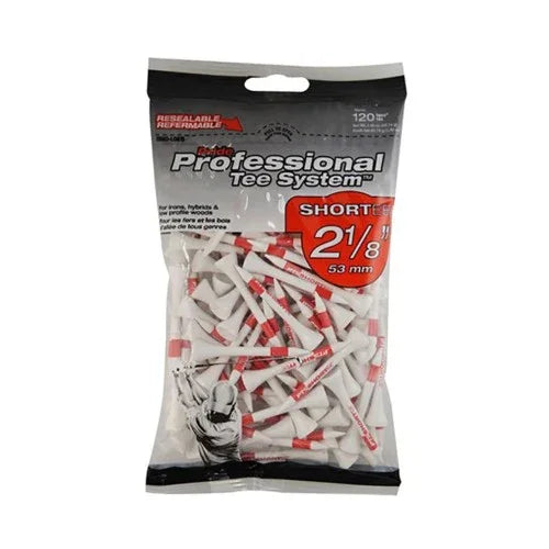 Pride Golf PTS 2-1/8" Bags of 120 Tees Red - Epic Golf