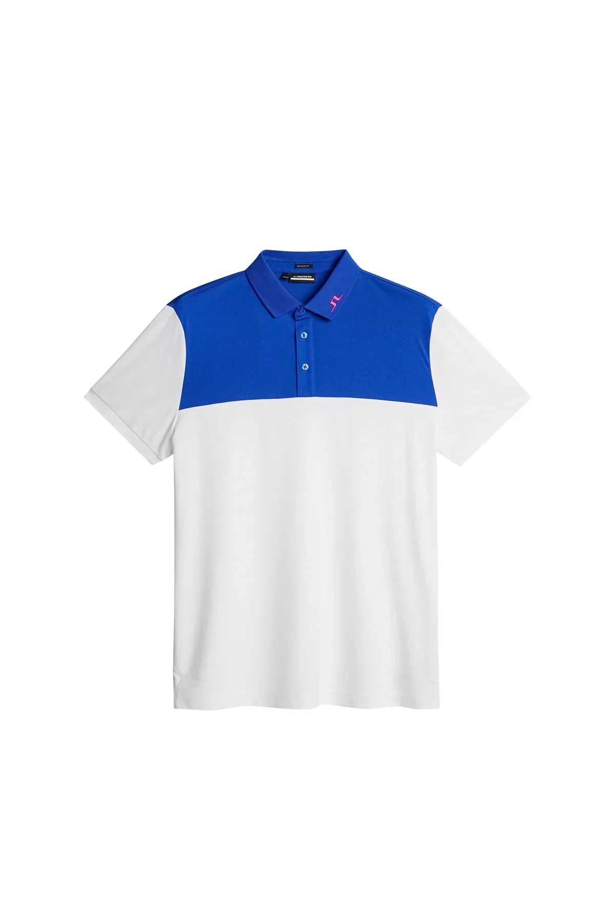 J.Lindeberg Jeff Reg Fit Polo White - Epic Golf