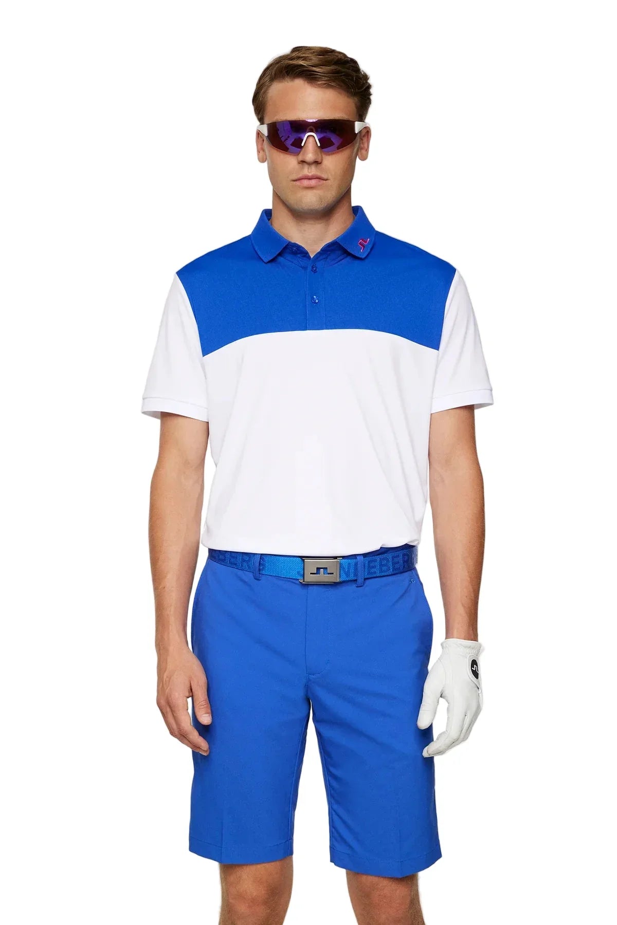 J.Lindeberg Jeff Reg Fit Polo White - Epic Golf