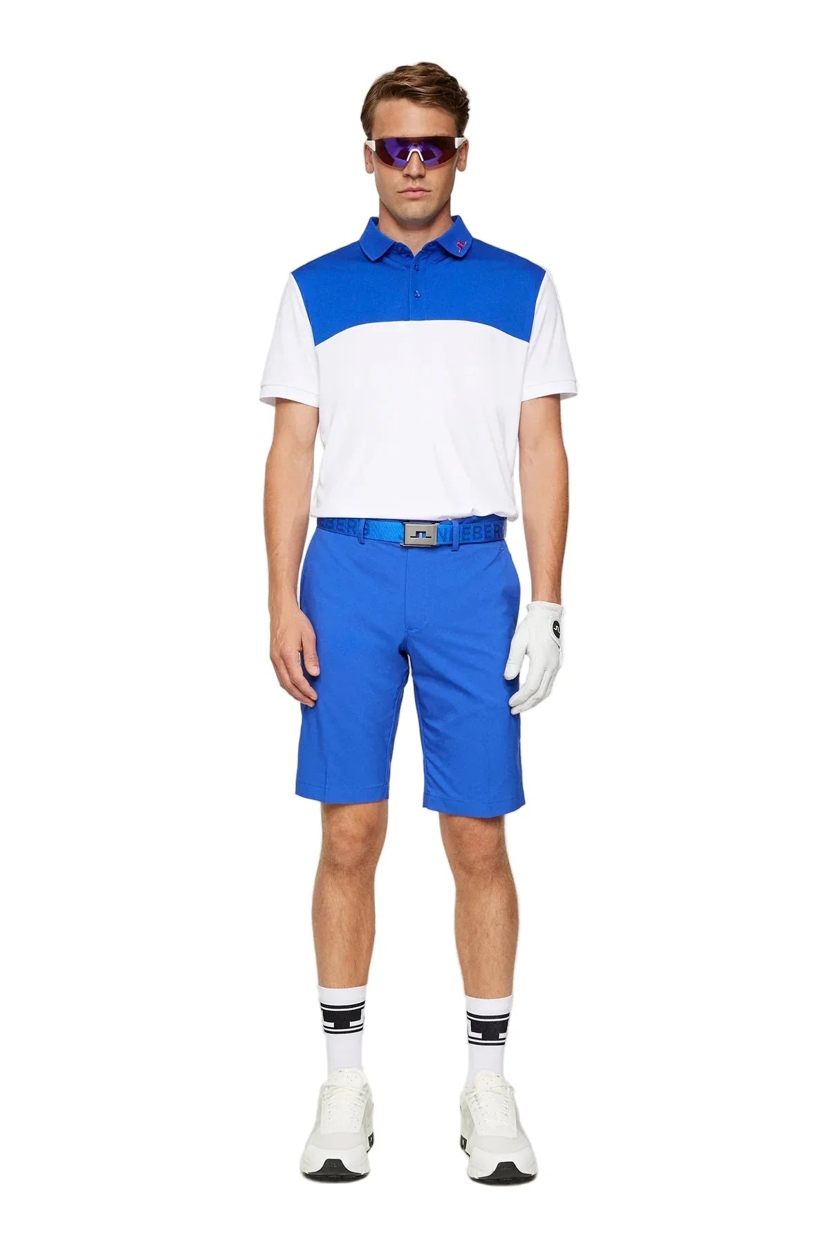 J.Lindeberg Jeff Reg Fit Polo White - Epic Golf