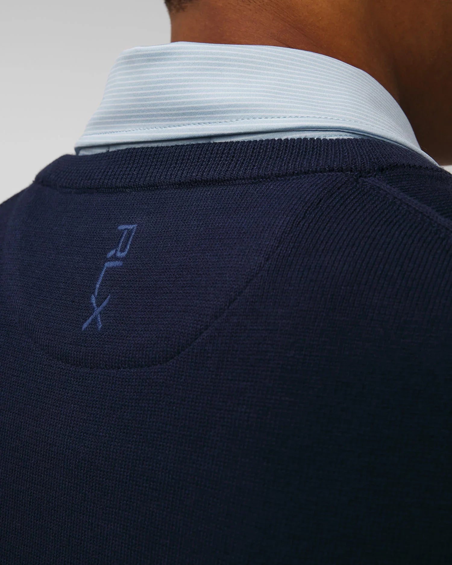 Ralph Lauren Sweater Vest- Granatowa Kamizelka Męska - Epic Golf