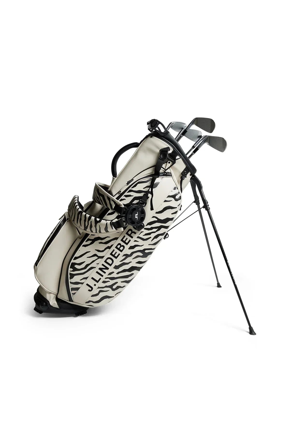 J. Lindeberg Play Stand Bag Print Tour Tiger Moonbeam - Epic Golf
