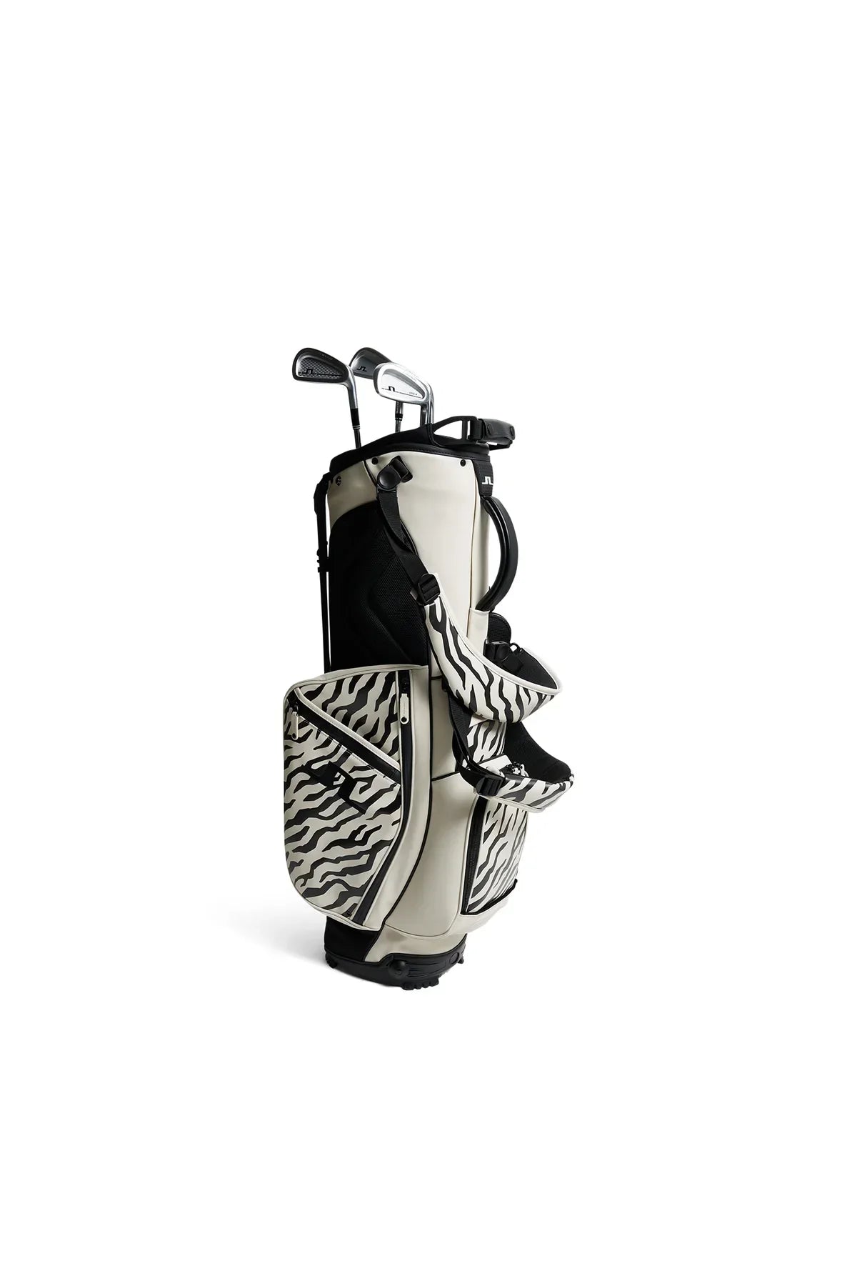 J. Lindeberg Play Stand Bag Print Tour Tiger Moonbeam - Epic Golf