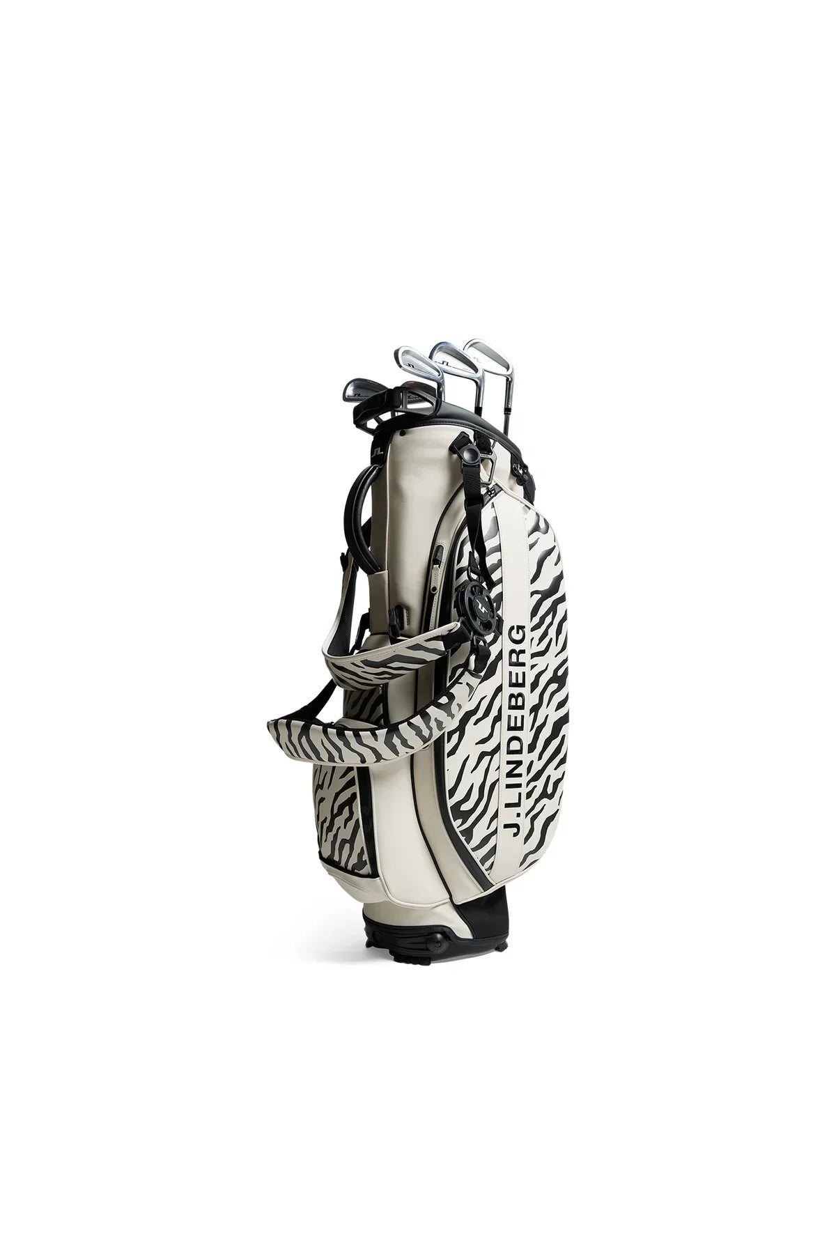J. Lindeberg Play Stand Bag Print Tour Tiger Moonbeam - Epic Golf