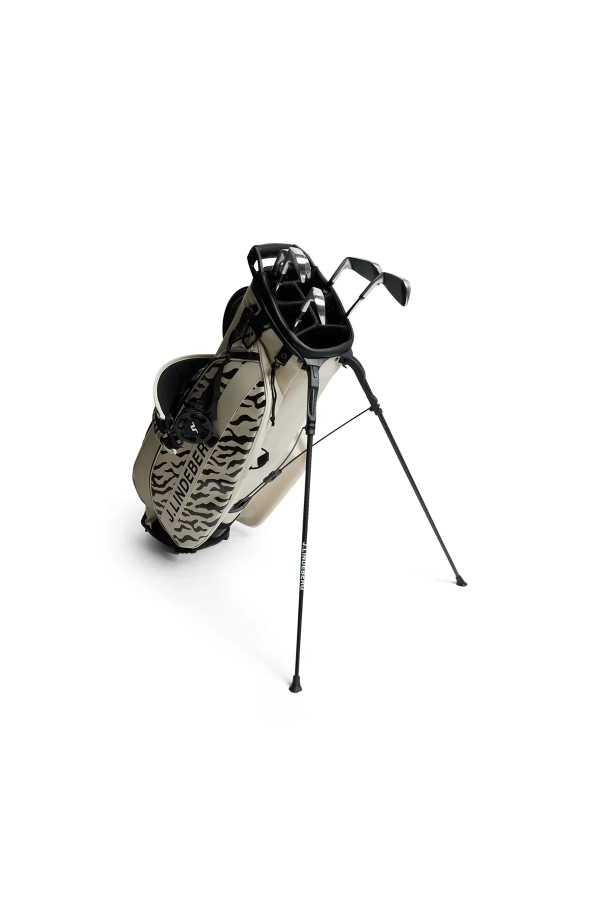 J. Lindeberg Play Stand Bag Print Tour Tiger Moonbeam - Epic Golf