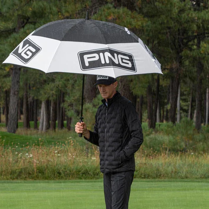 PING Tour Umbrella Parasol BIały/Czarny - Epic Golf