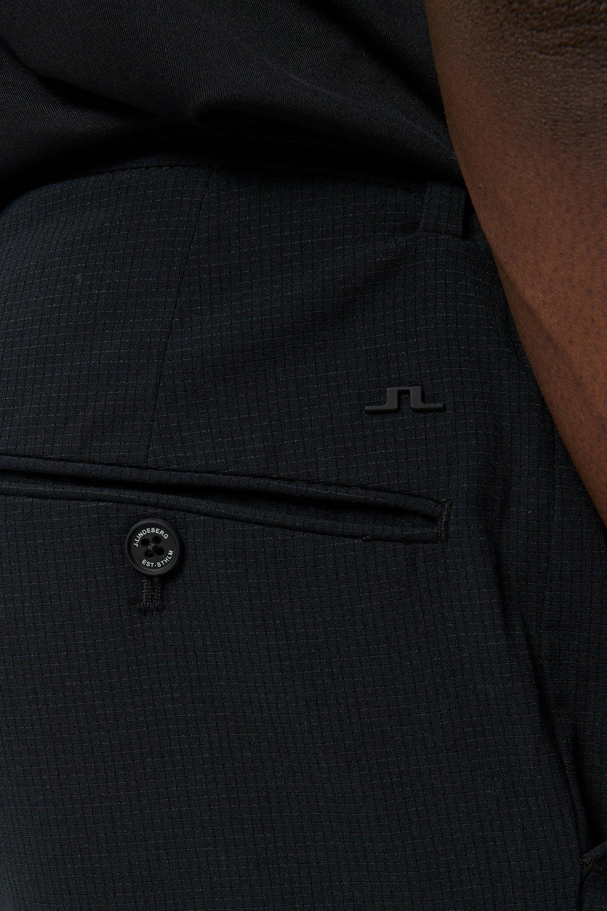 J.Lindeberg Męskie Spodenki Vent Tight Black - Epic Golf