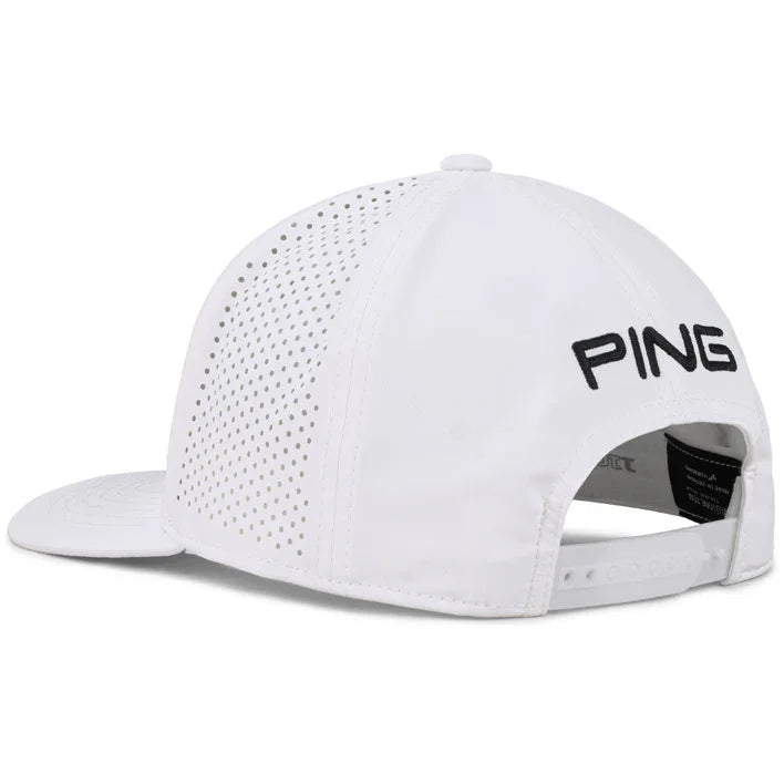 PING Czapka z daszkiem Tour Vented Delta Cap White - Epic Golf