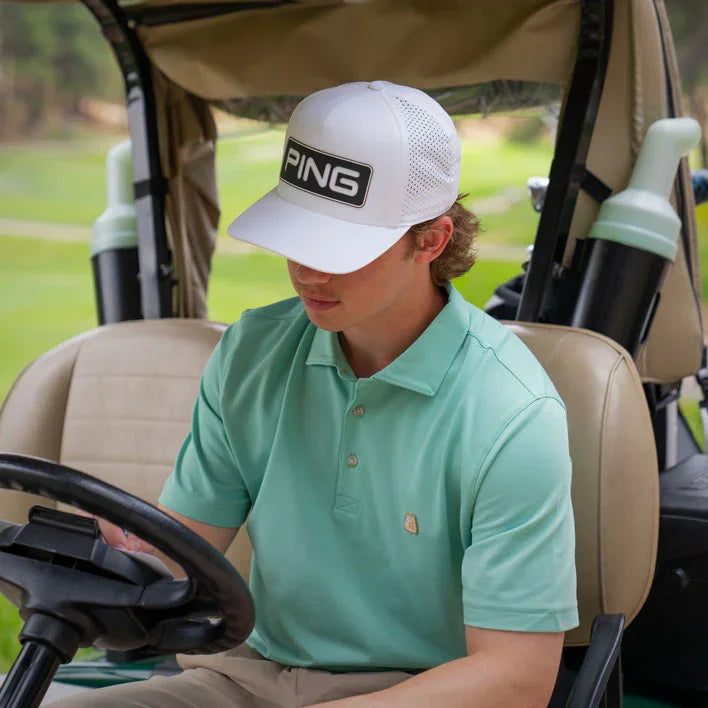 PING Czapka z daszkiem Tour Vented Delta Cap White - Epic Golf