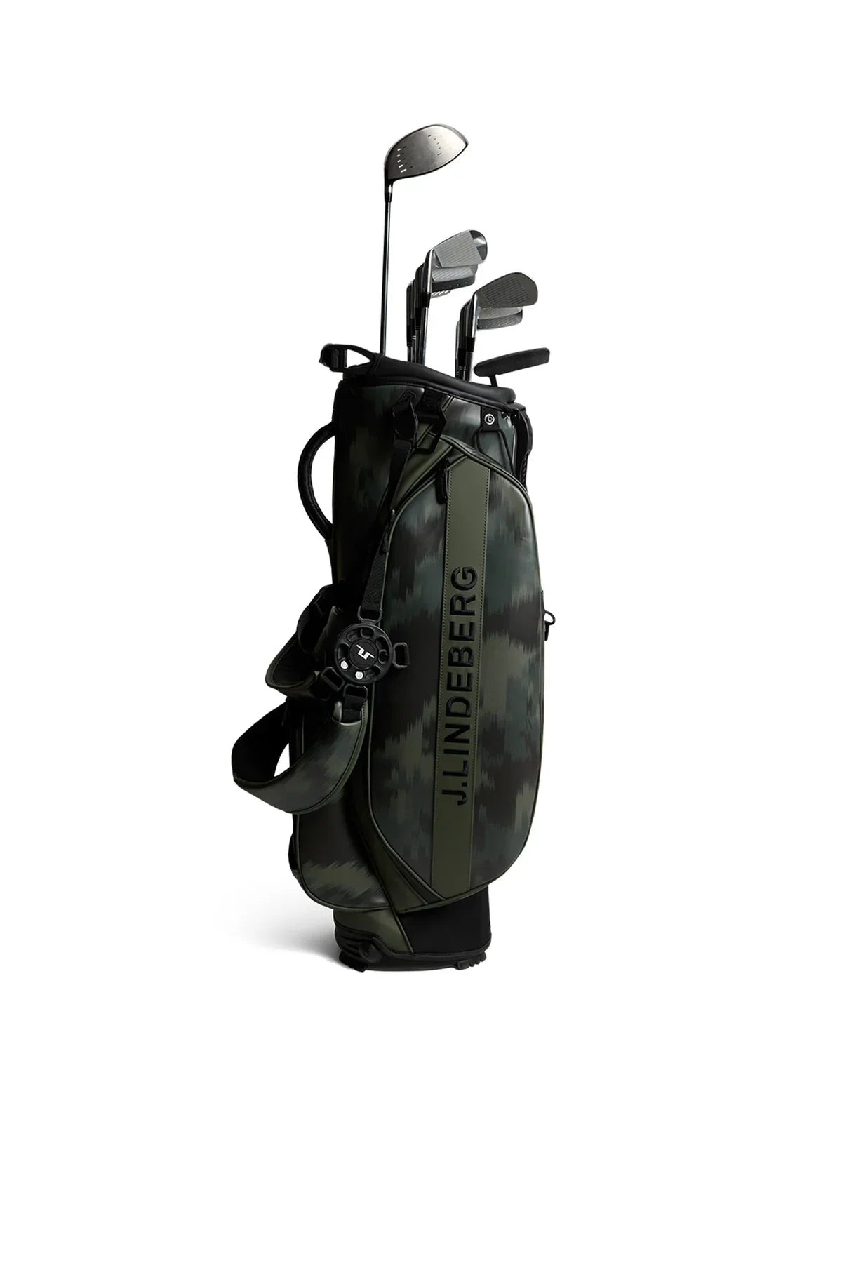 J.Lindeberg Play Stand Bag print Warp Forest L - Epic Golf