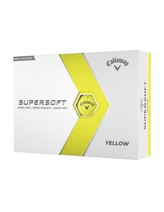 Callaway Piłki Golfowe Supersoft 2023 Żółte, 12 sztuk