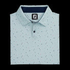 Footjoy Koszulka Polo Golfowa Tweed Texture Sea Glass