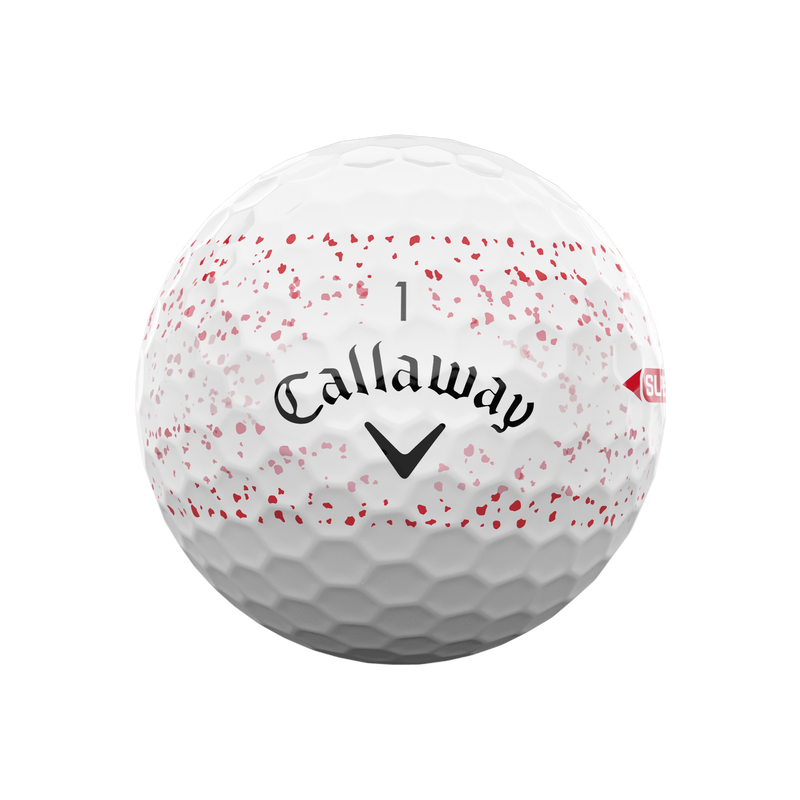 Callaway Piłki Supersoft Red 
