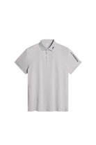 J. Lindeberg Męskie Polo Tour Tech Light Grey Melange