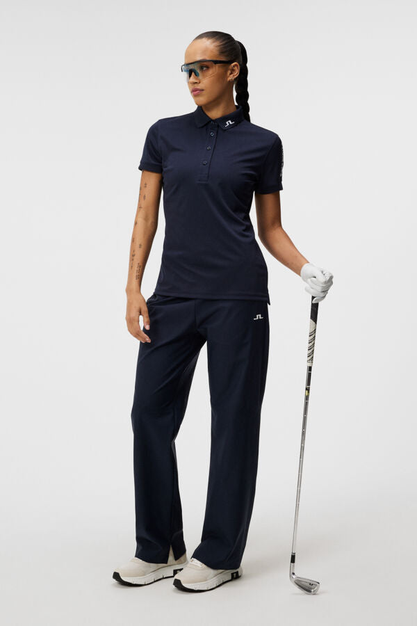 J. Lindeberg Damskie Polo Tour Tech Navy