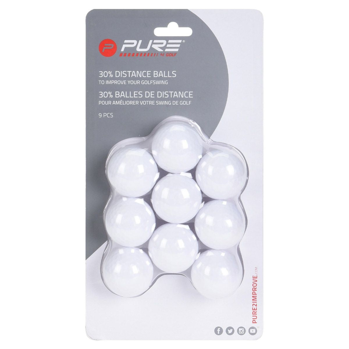 Pure2Improve Piłki Treningowe Distance 30%