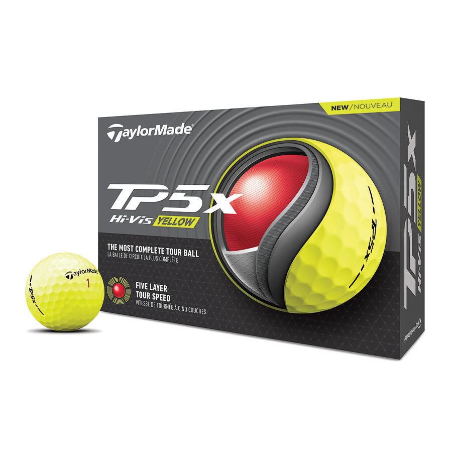 Taylormade Piłki TP5X Yellow