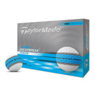 Taylormade Piłki Tour Response Stripe Neon Blue, 12 sztuk