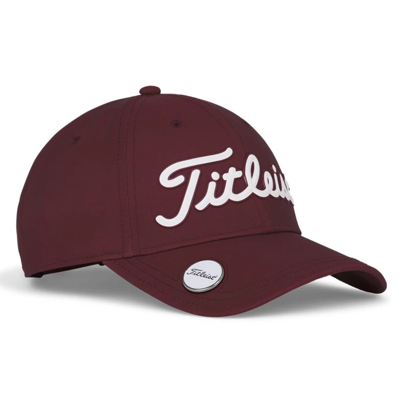 Titleist Czapka z Daszkiem Players Performance Burgundowa+ball Marker