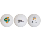 Zestaw 3 Piłek Golfowych Champagne+Garaniums