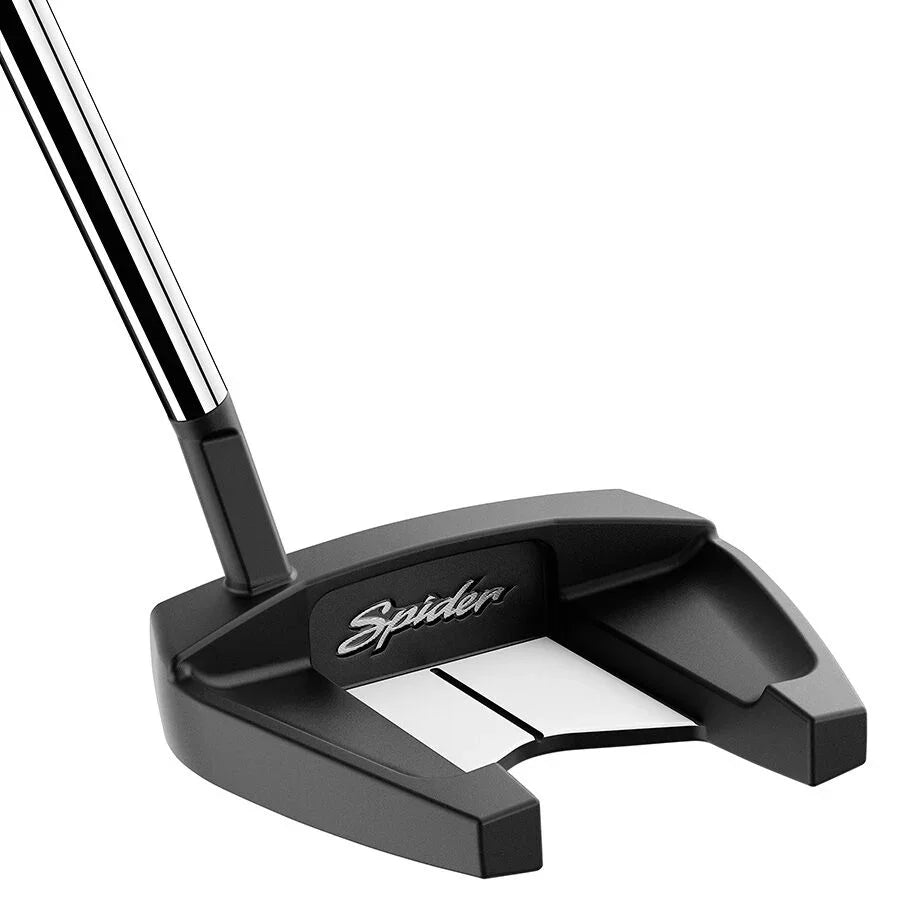 Czarna główka puttera TaylorMade Spider z linią ułatwiającą celowanie